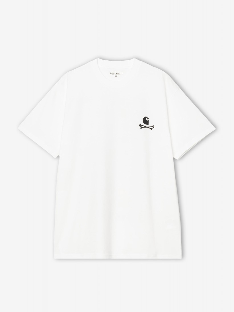 Camiseta Carhartt WIP C Logo Archive Blanca