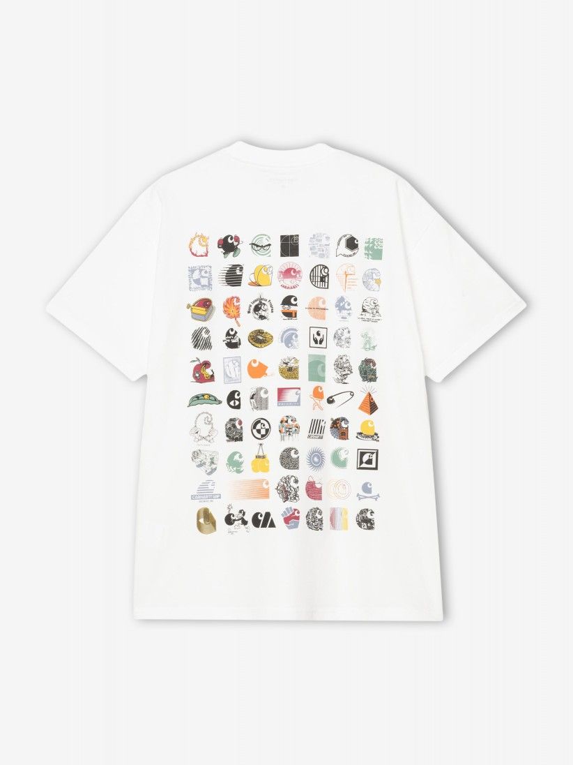 Camiseta Carhartt WIP C Logo Archive Blanca