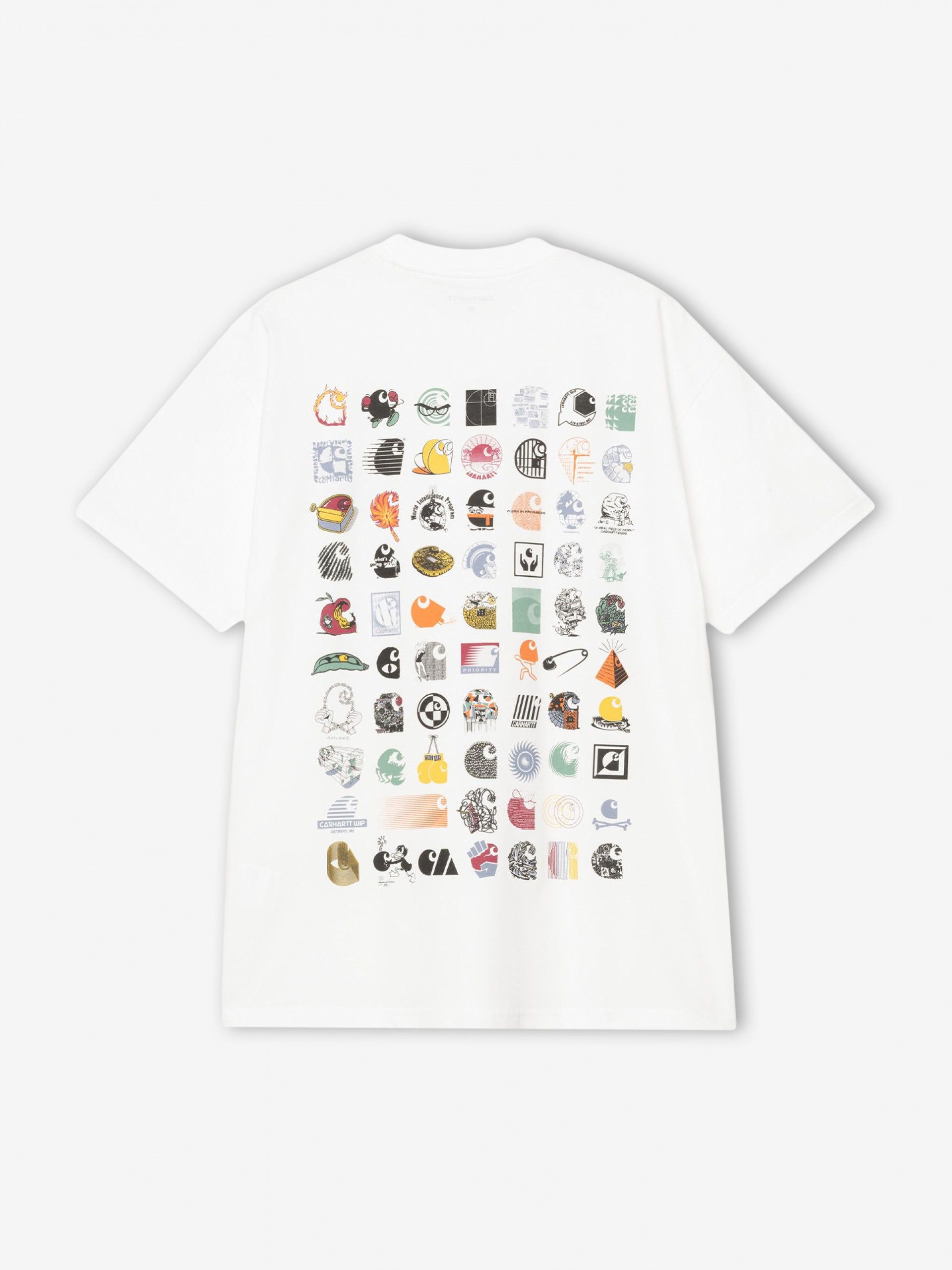 T-shirt Carhartt WIP C Logo Archive Branca