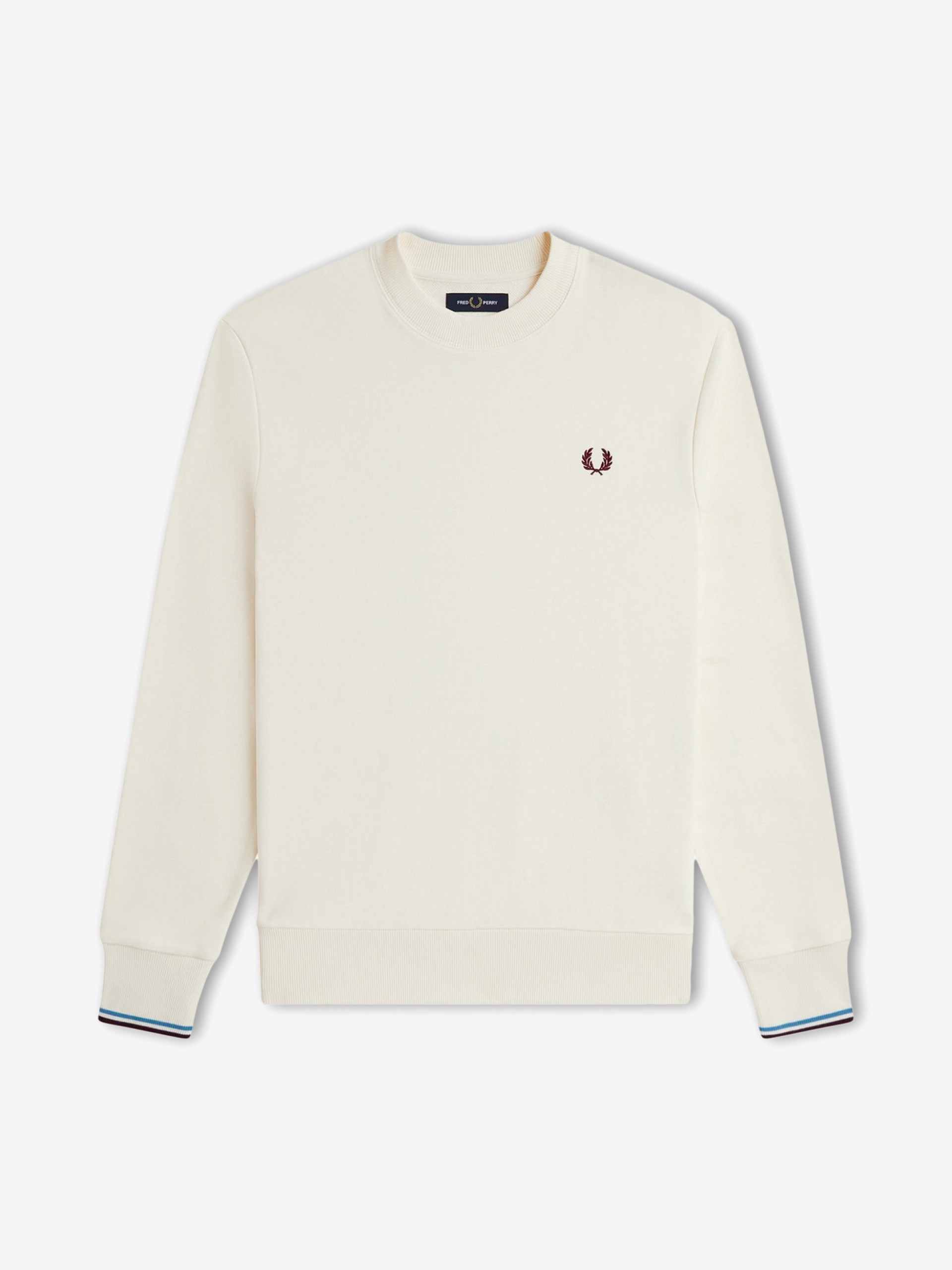 Camisola Fred Perry Crew Neck Bege