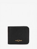 Carteira Fred Perry Scotchgrain Leather Preta