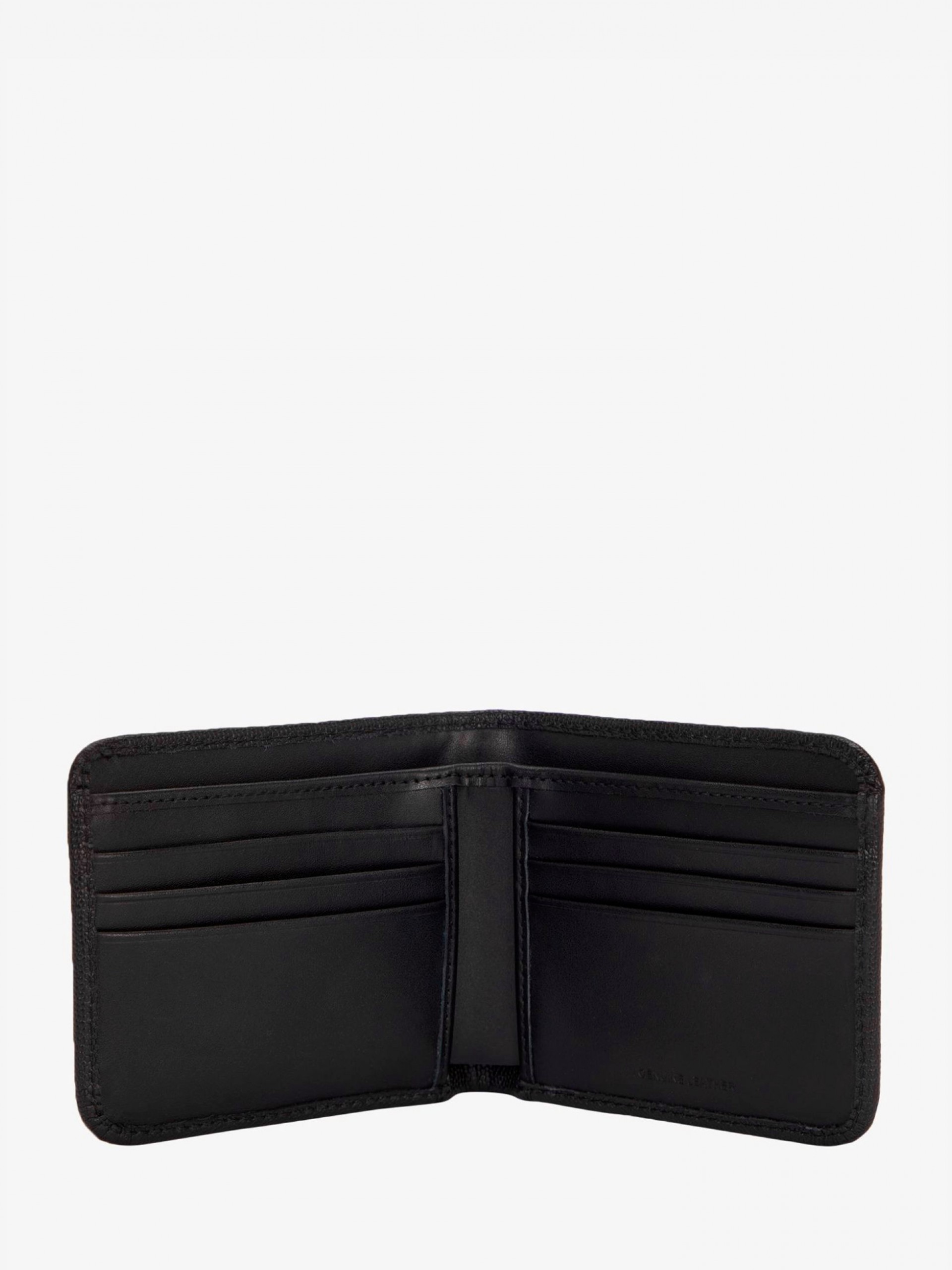 Fred Perry Scotchgrain Leather Black Wallet