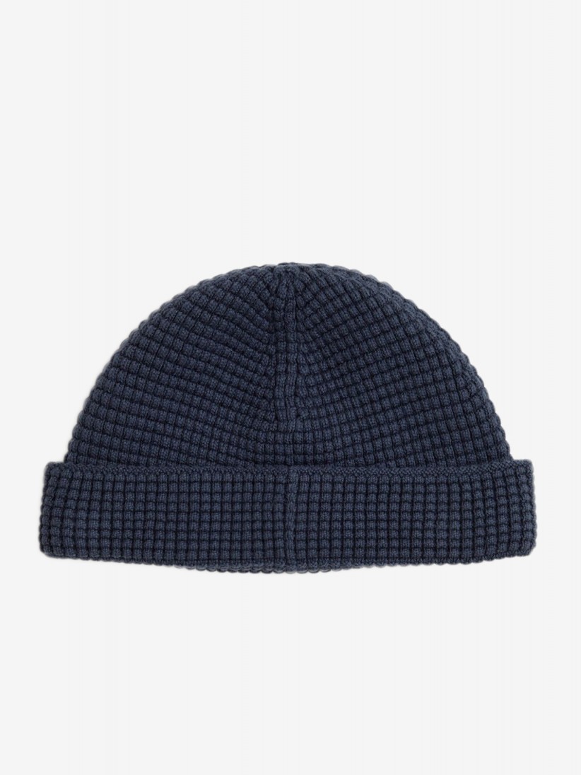 Fred Perry Waffle Blue Beanie