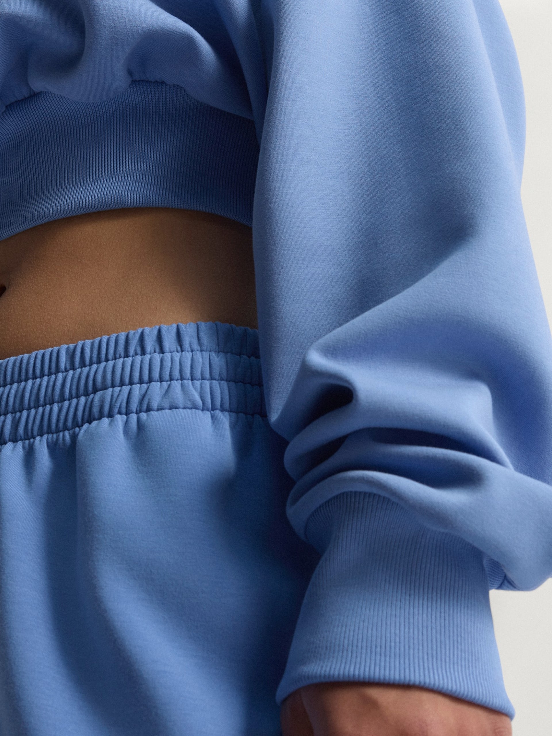 Adidas Soft Lux Loose Blue Sweater