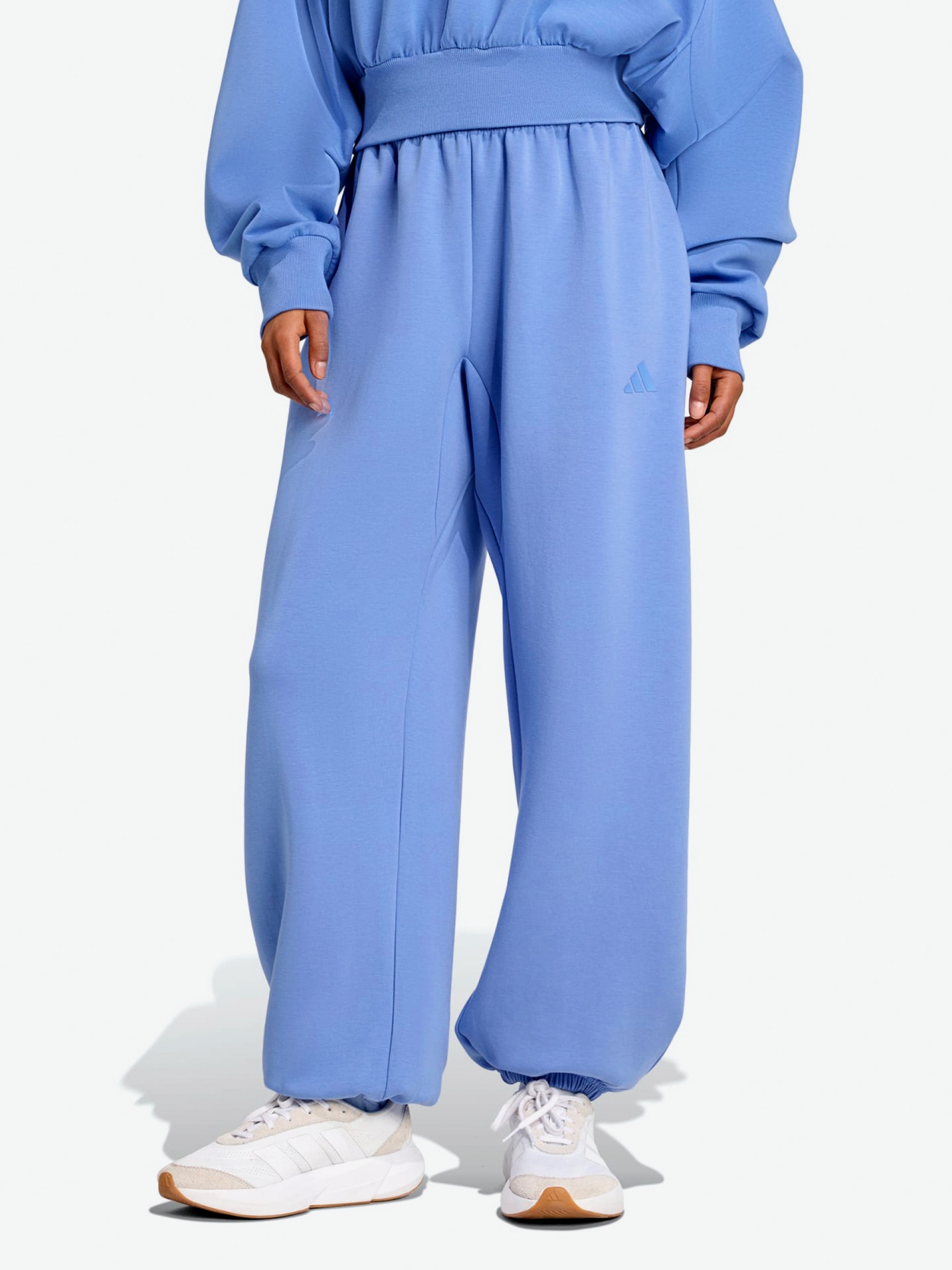 Calças Adidas Soft Lux Loose Azuis