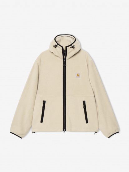 Casaco com Capuz Carhartt WIP Blevin Liner Polar Bege