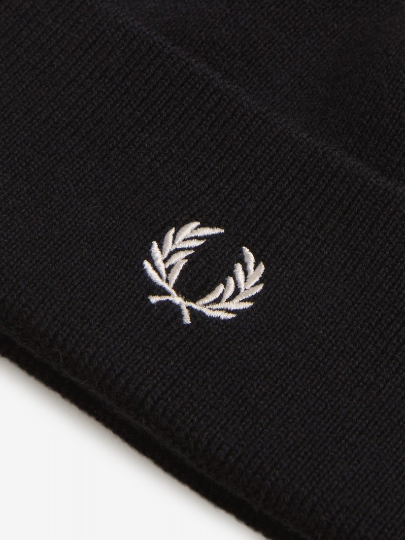 Fred Perry Classic Black Beanie