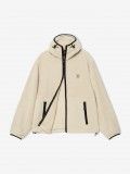 Casaco com Capuz Carhartt WIP Blevin Liner Polar Bege