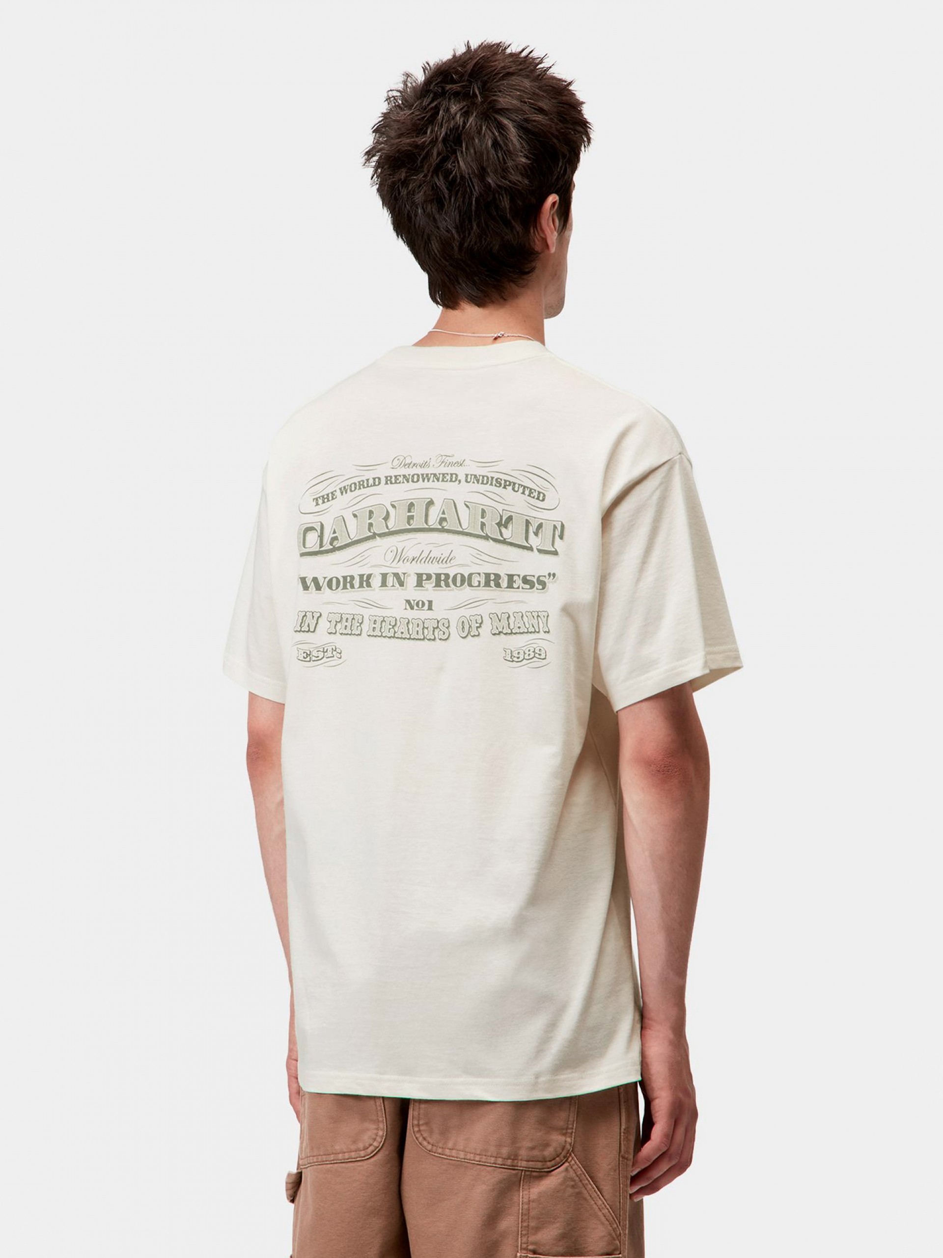 Carhartt WIP 3 One 3 White T-shirt