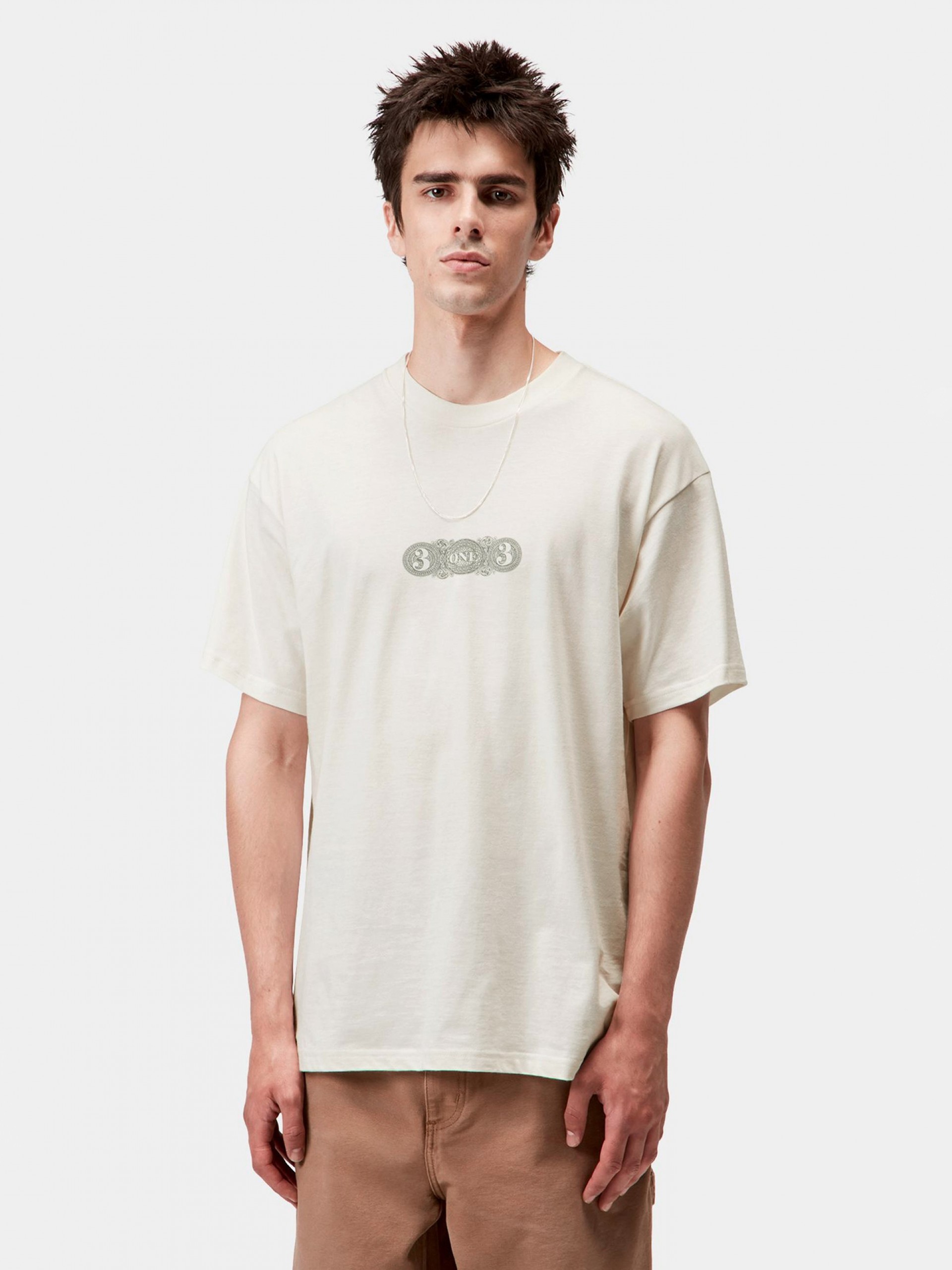 Carhartt WIP 3 One 3 White T-shirt