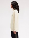 Fred Perry Waffle Stitch Beige Zip Jumper