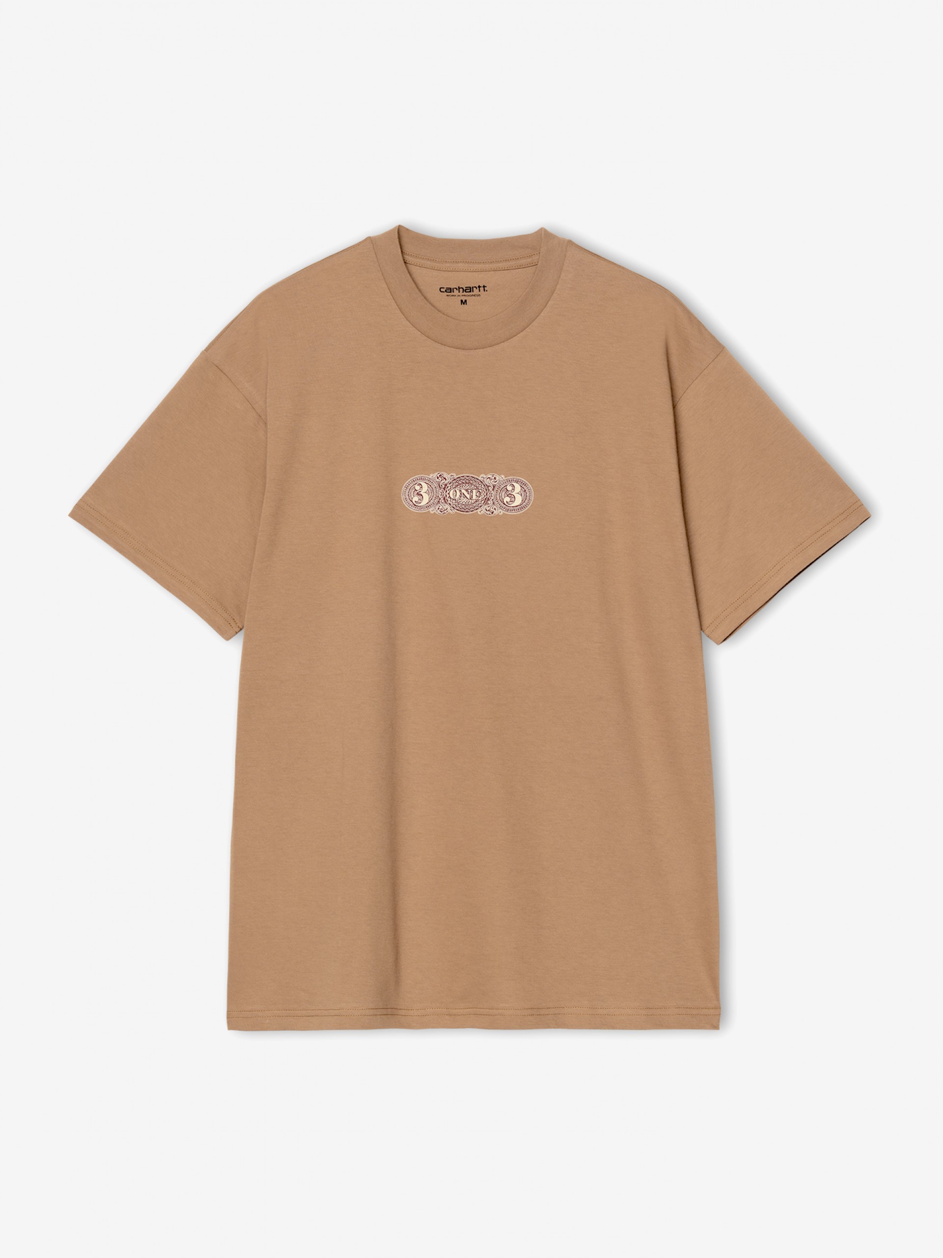 T-shirt Carhartt WIP 3 One 3 Camel