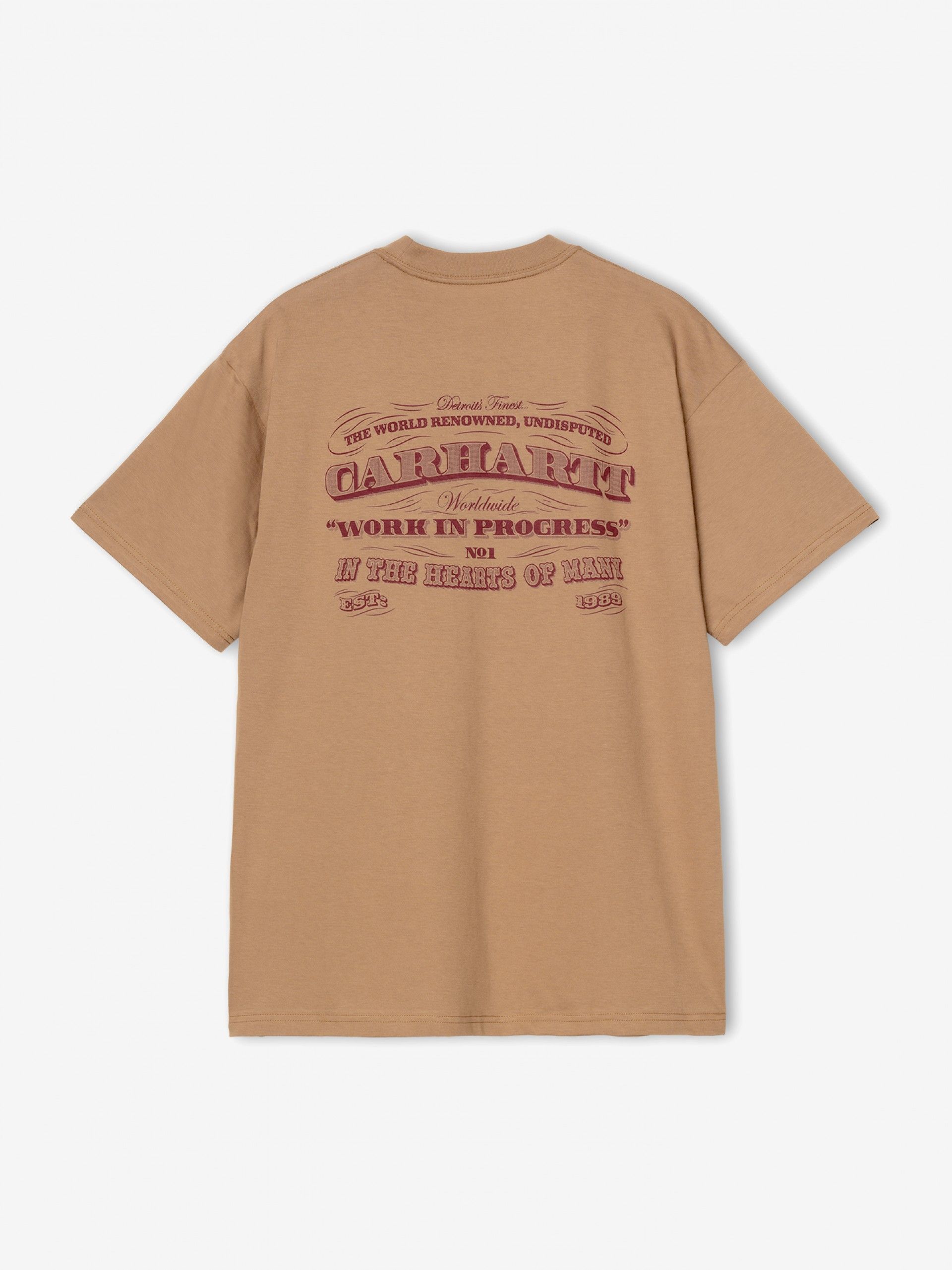 T-shirt Carhartt WIP 3 One 3 Camel