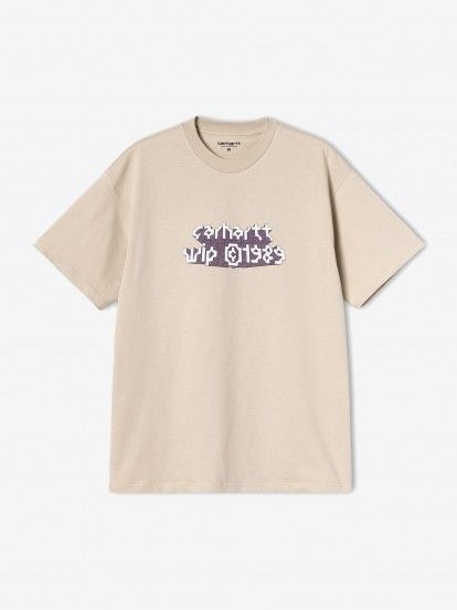 T-shirt Carhartt WIP Tetra Bege