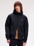 Fred Perry Brentham Navy Blue Hooded Jacket