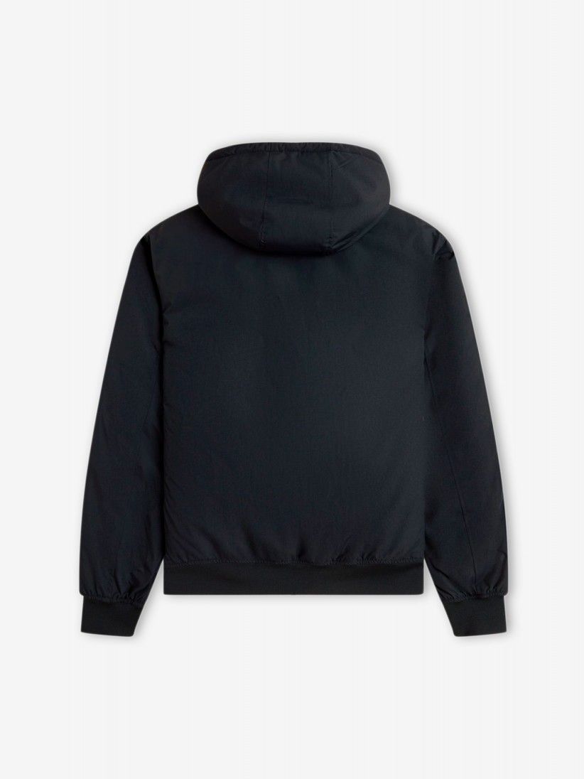 Fred Perry Brentham Navy Blue Hooded Jacket