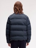 Fred Perry Raglan Sleeve Padded Blue Jacket