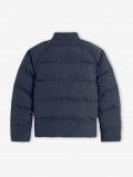 Fred Perry Raglan Sleeve Padded Blue Jacket