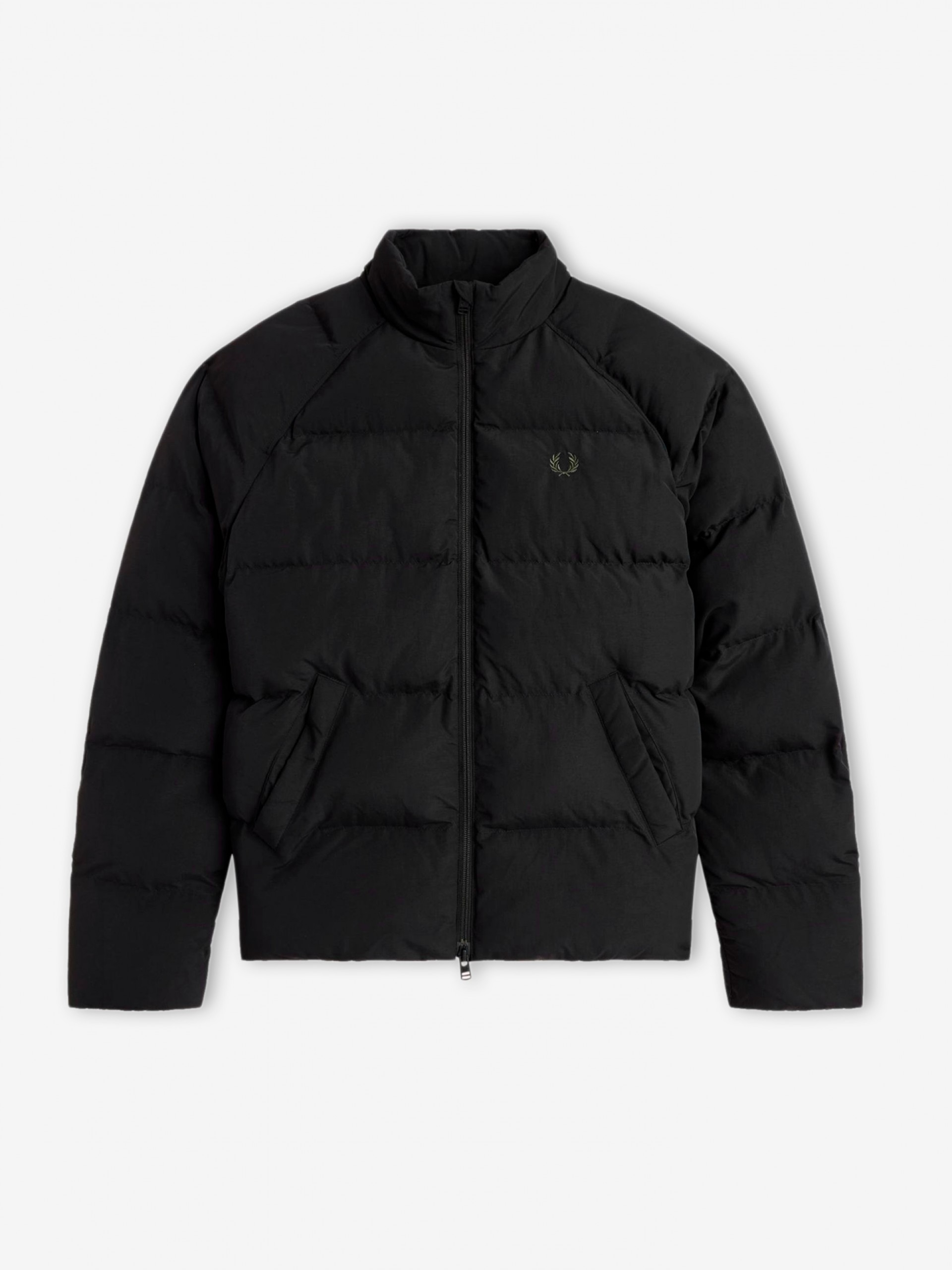 Casaco Fred Perry Raglan Sleeve Padded Preto