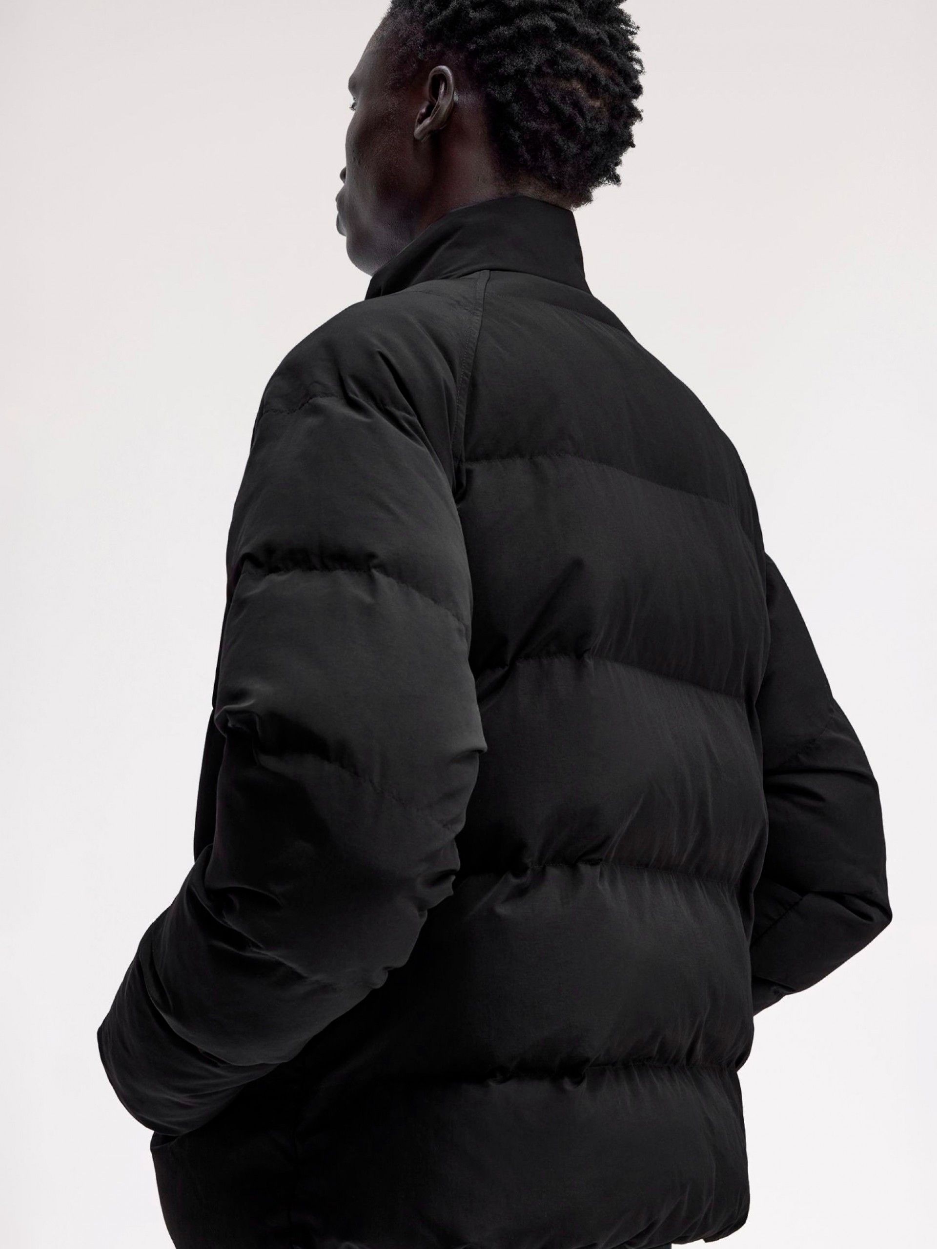 Casaco Fred Perry Raglan Sleeve Padded Preto