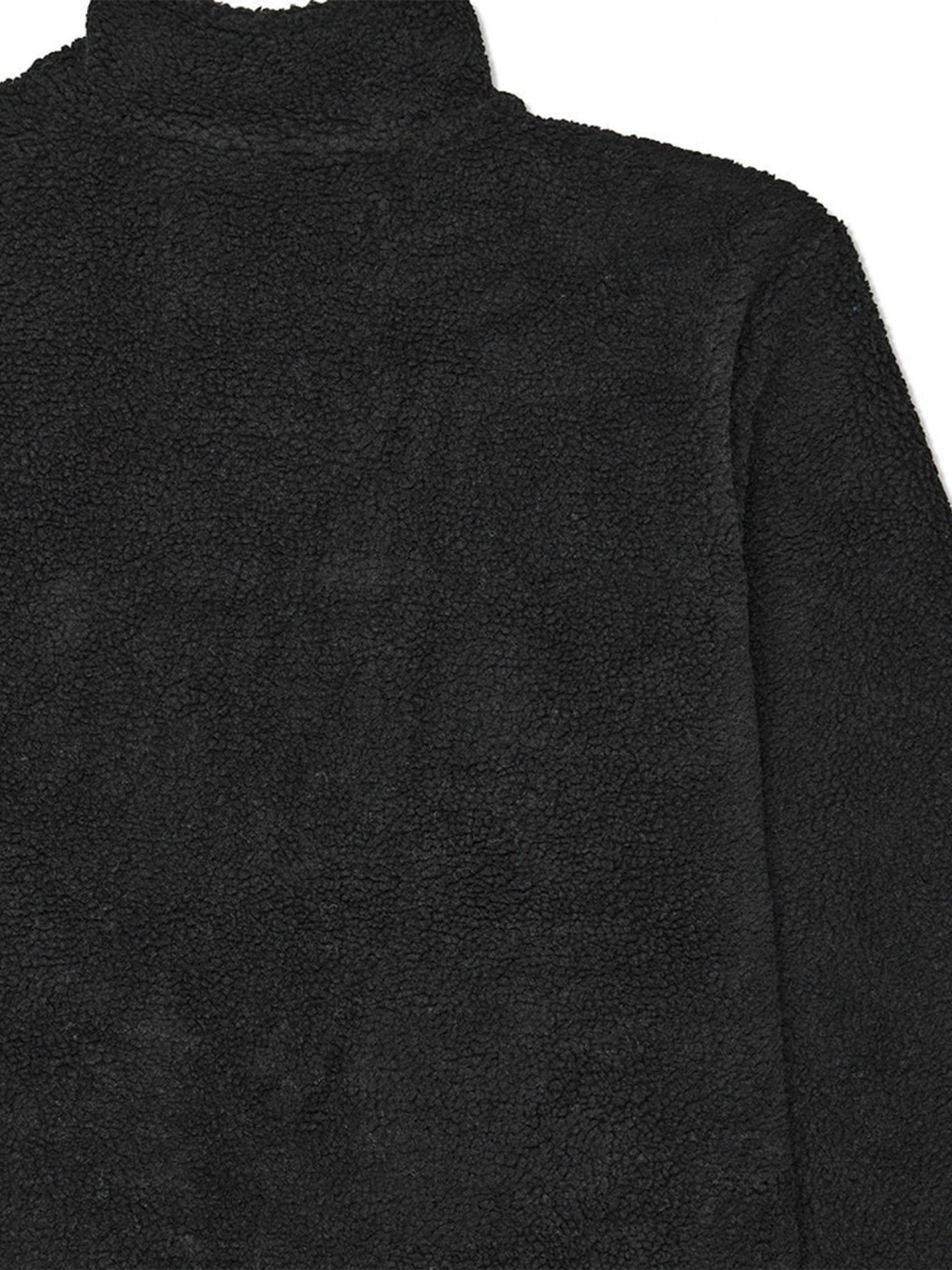 Deus Ex Machina Discovery Sherpa Fleece Black Sweater