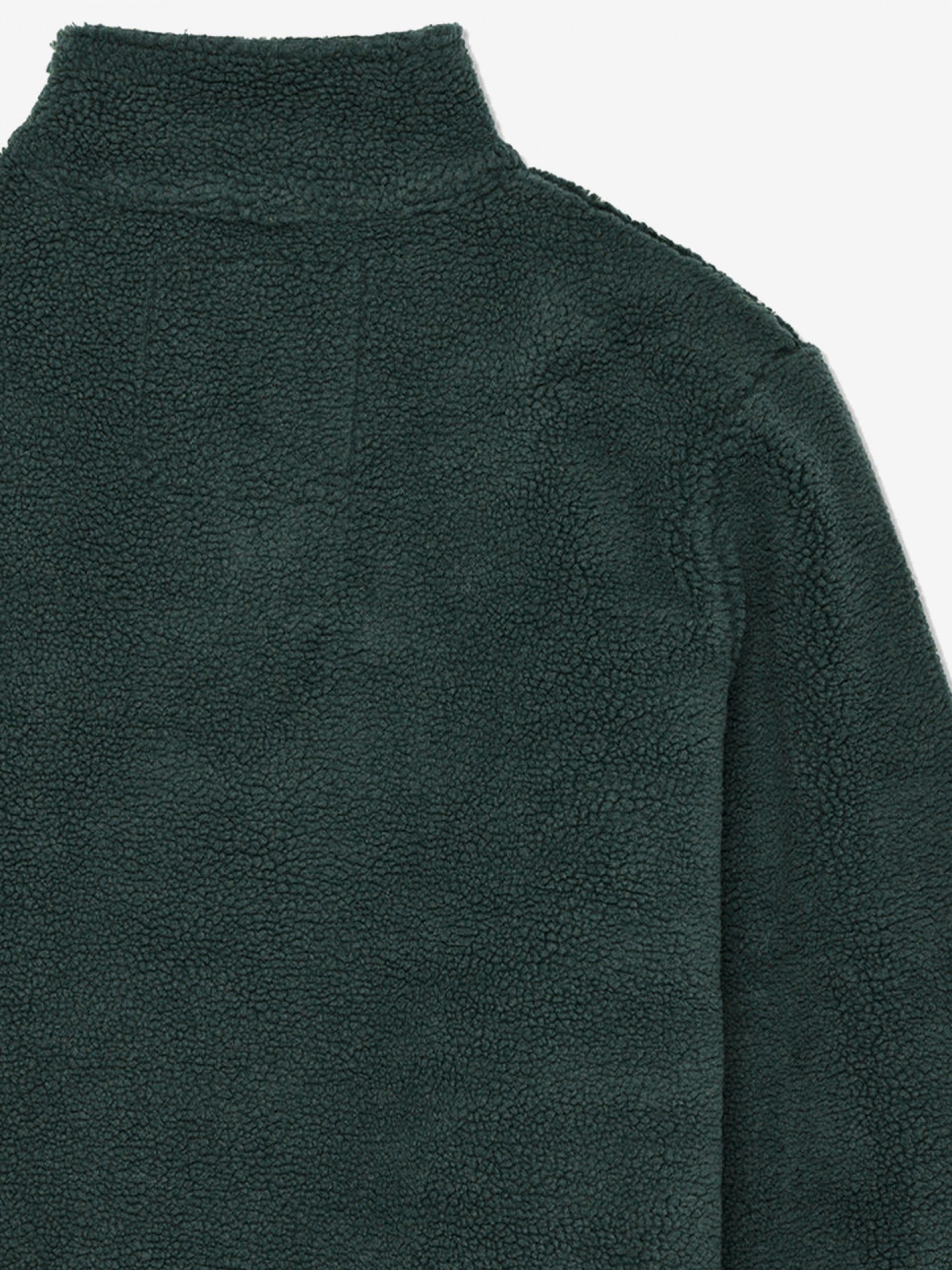 Deus Ex Machina Discovery Sherpa Fleece Green Sweater
