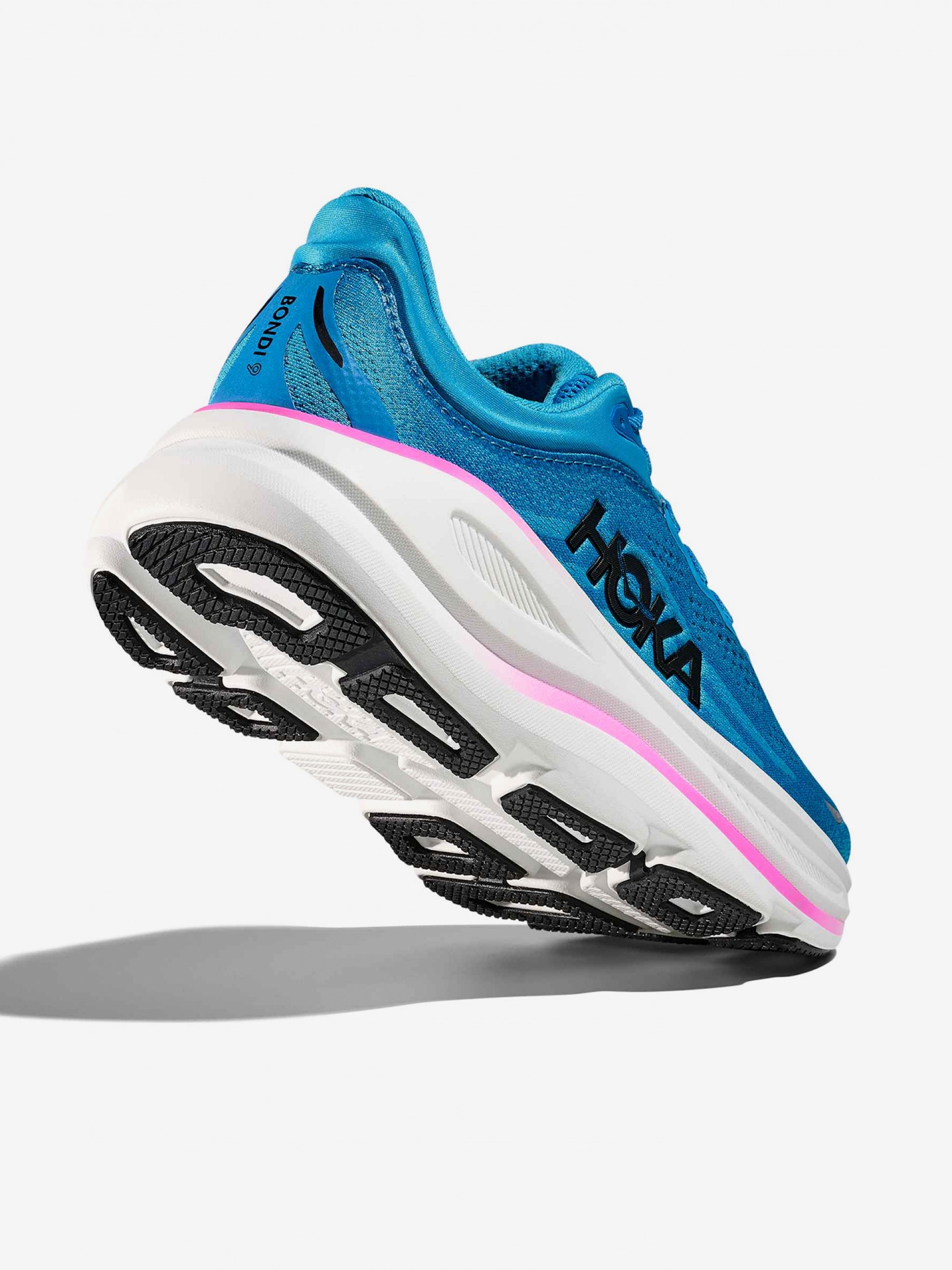 Hoka Bondi 9 W Blue Running Trainers