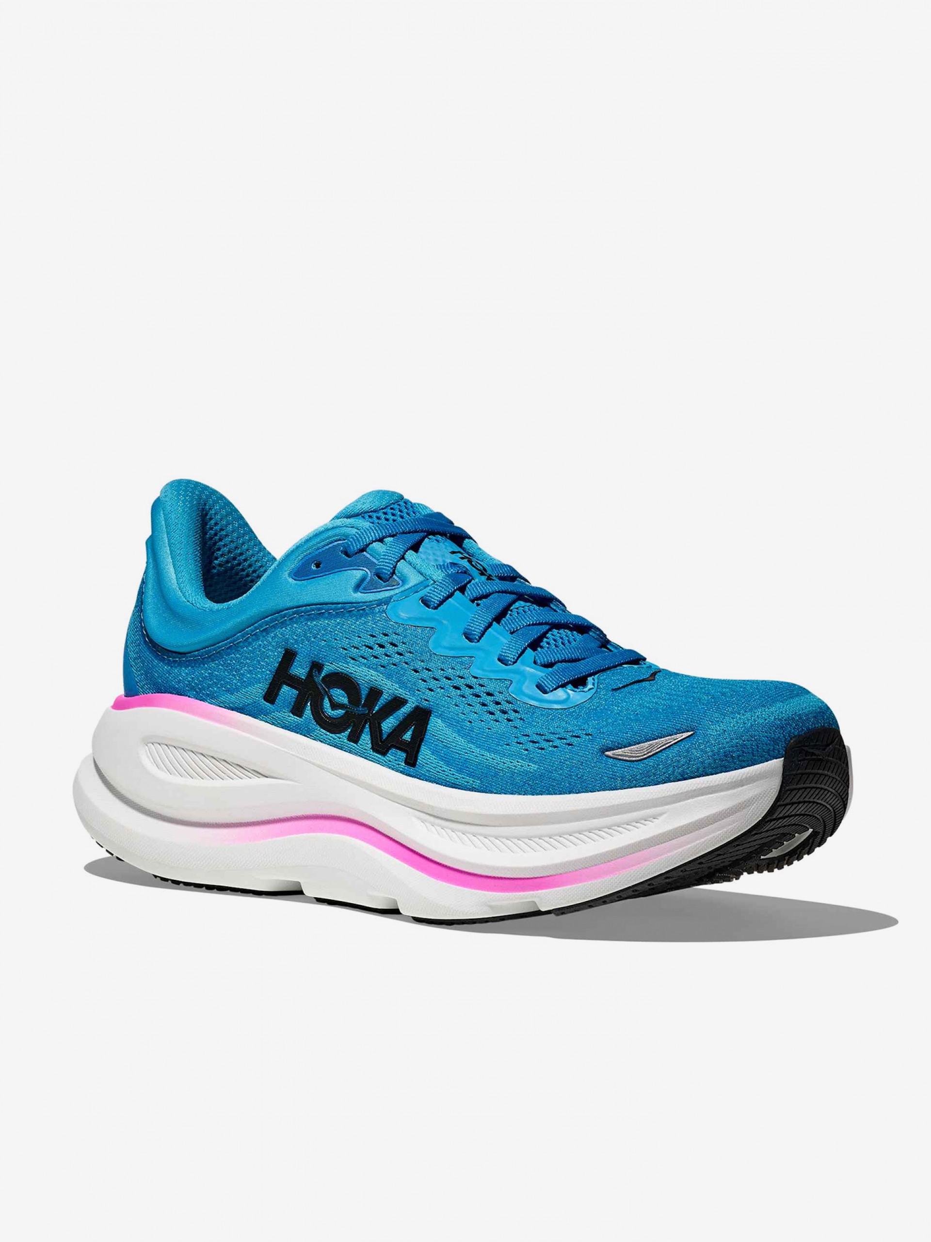 Hoka Bondi 9 W Blue Running Trainers