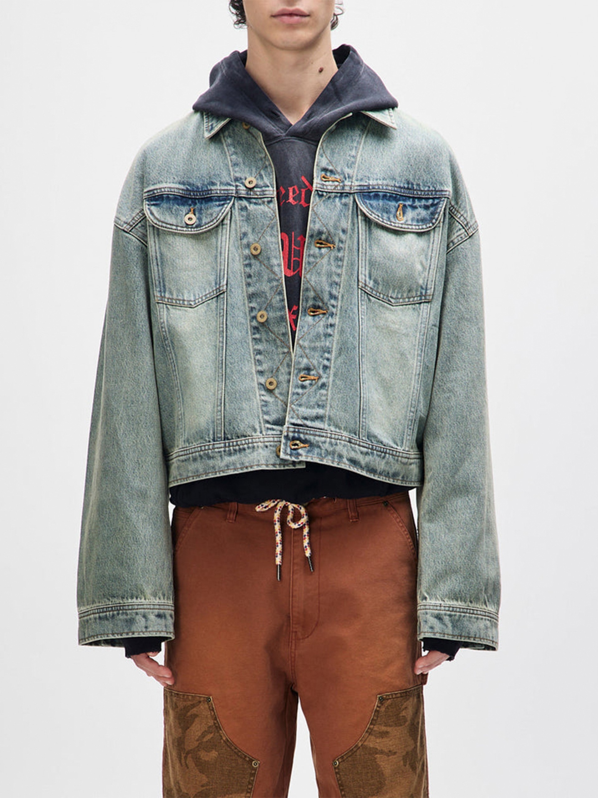 Deus Ex Machina Sasafras Blue Denim Jacket