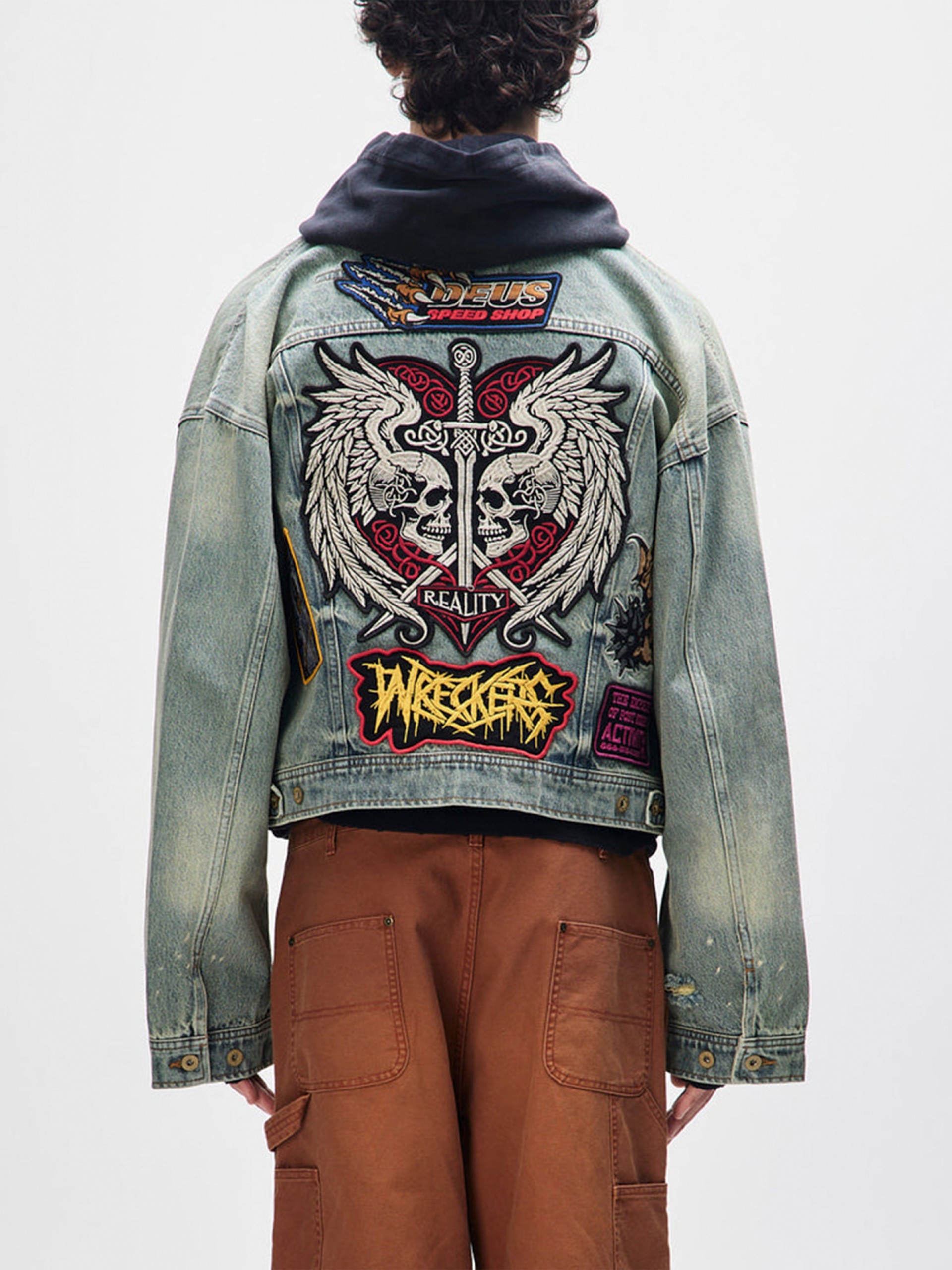 Chaqueta Vaquera Deus Ex Machina Sasafras Azul