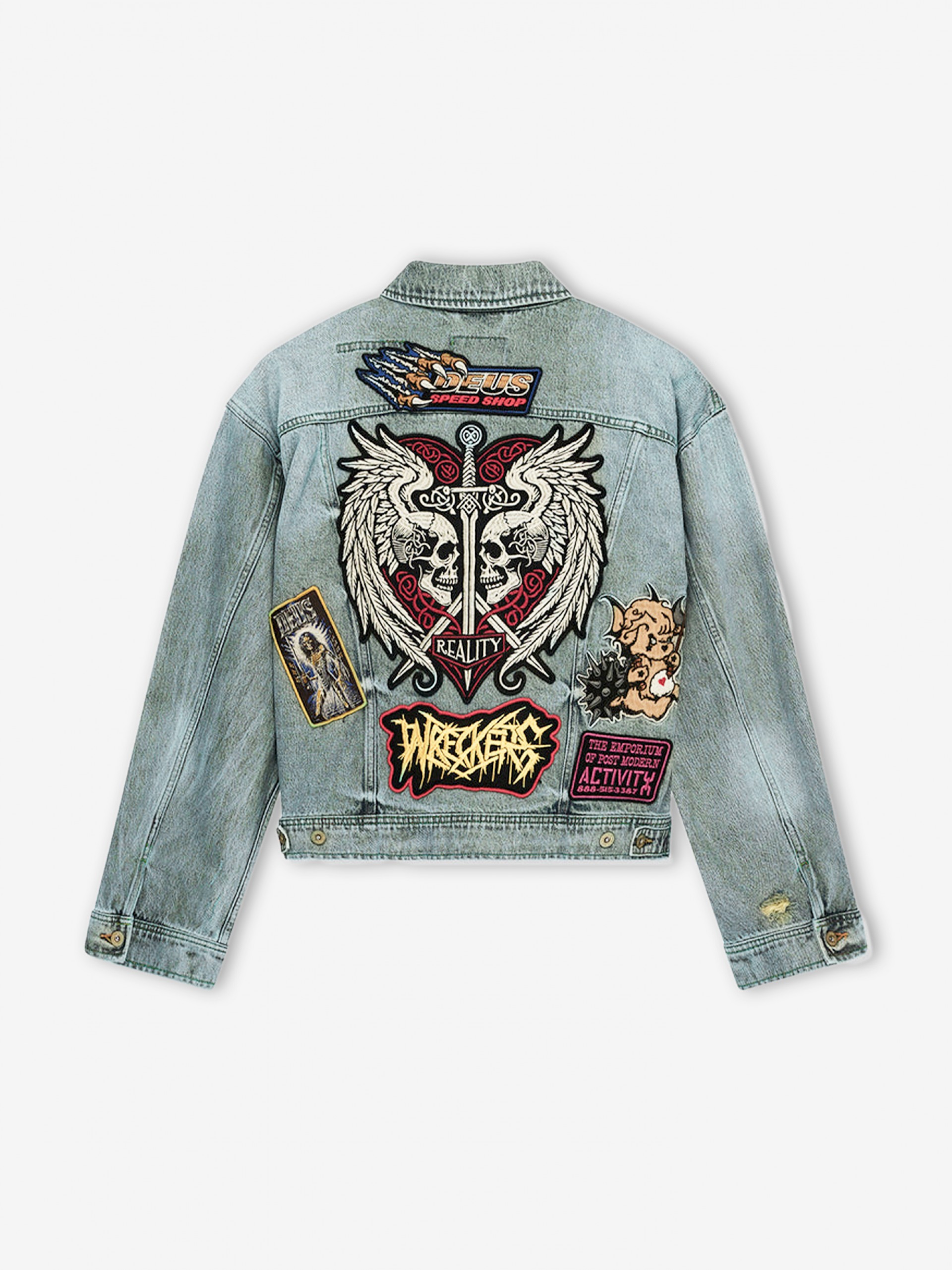 Chaqueta Vaquera Deus Ex Machina Sasafras Azul