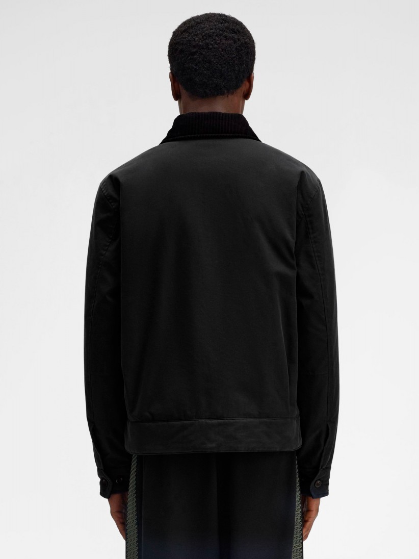 Fred Perry Caban Black Jacket
