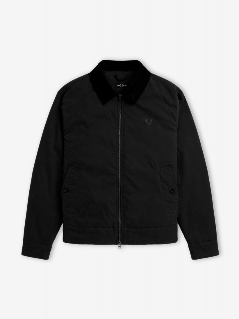Fred Perry Caban Black Jacket