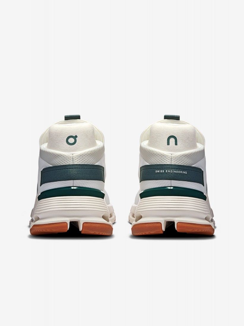 On Running Cloudnova 2 Beige and Green Sneakers