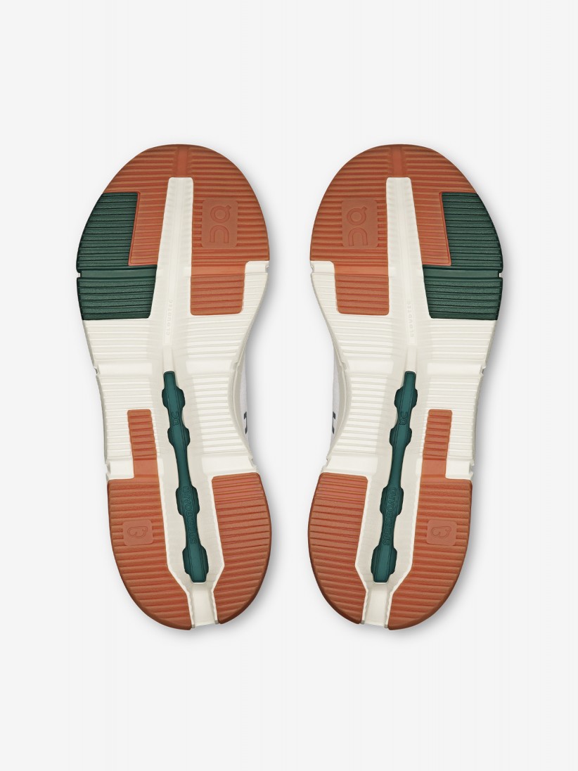 On Running Cloudnova 2 Beige and Green Sneakers