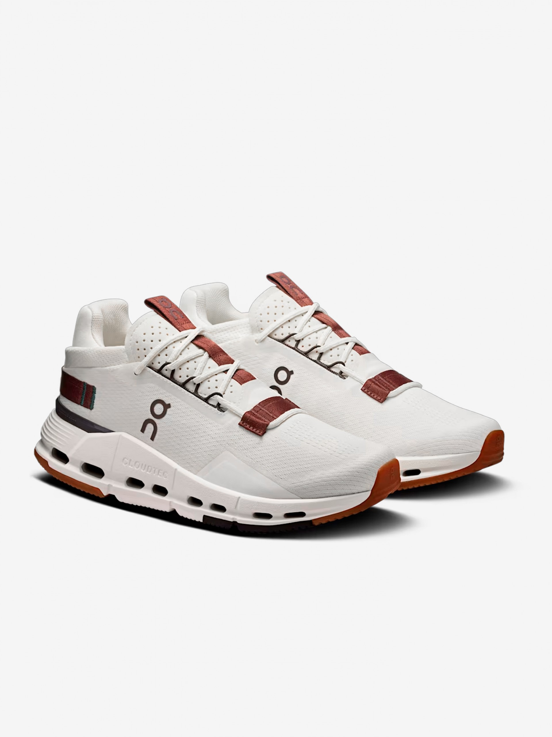 On Running Cloudnova 2 Beige and Brown W Sneakers