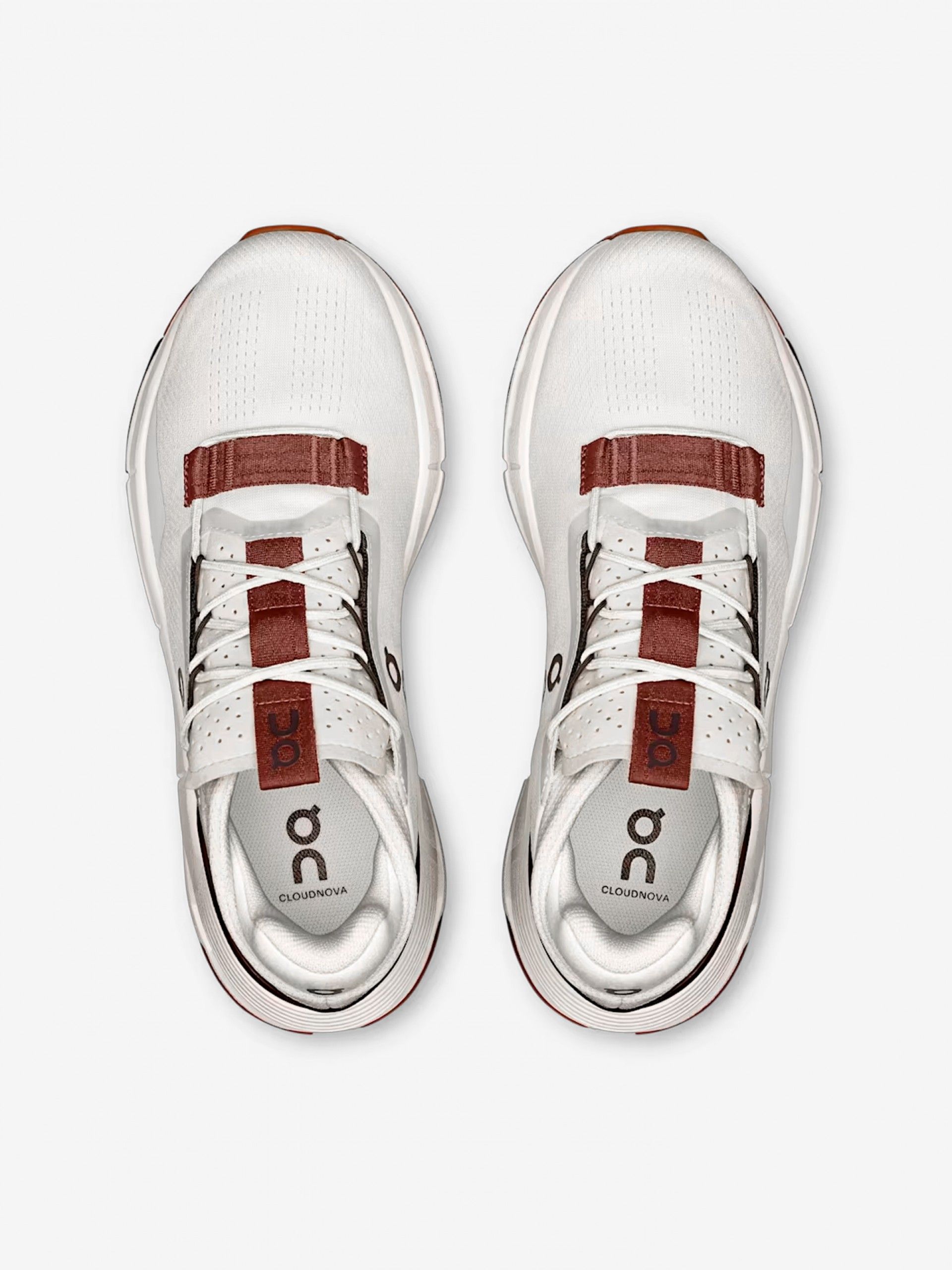 On Running Cloudnova 2 Beige and Brown W Sneakers