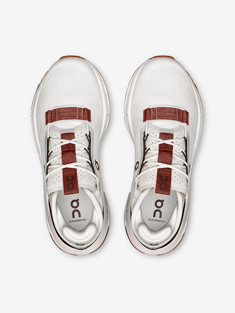 Zapatillas On Running Cloudnova 2 Beige y Marrones W