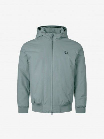 Fred Perry Brentham Blue Hooded Jacket