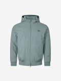 Fred Perry Brentham Blue Hooded Jacket