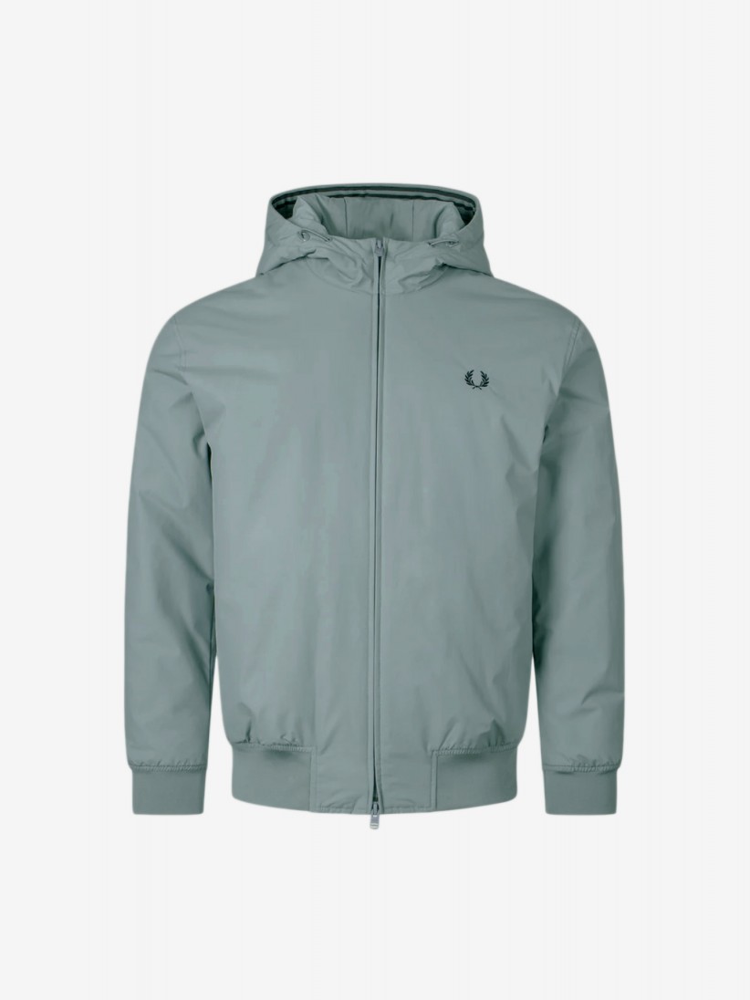 Fred Perry Brentham Blue Hooded Jacket