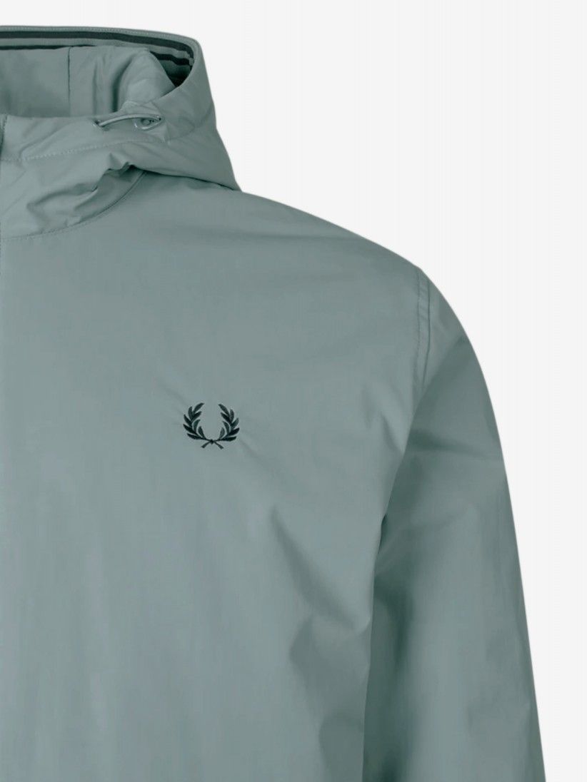 Fred Perry Brentham Blue Hooded Jacket