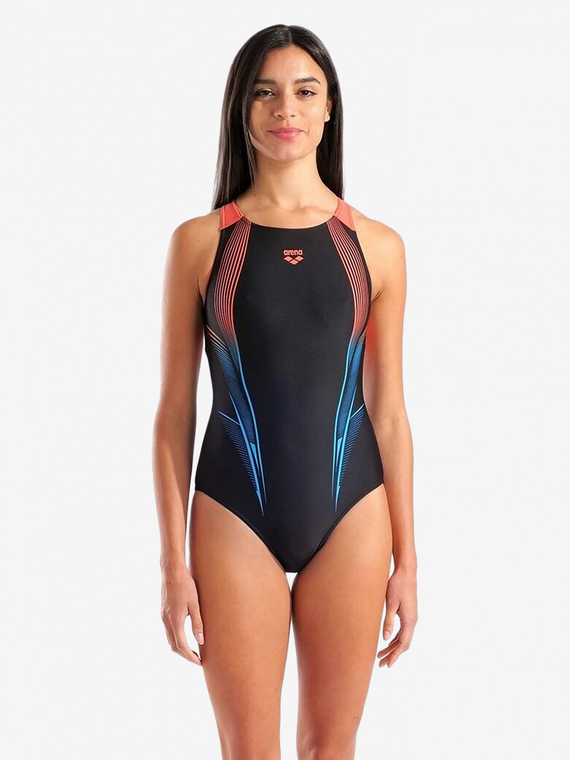 Fato de Banho Arena Blast V Back Preto