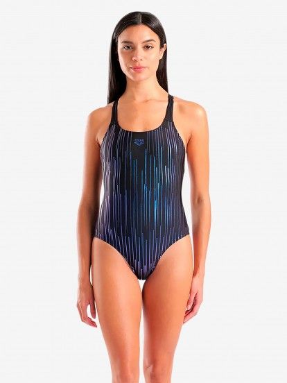 Fato de Banho Arena Hyacinth Swim Pro Back Preto