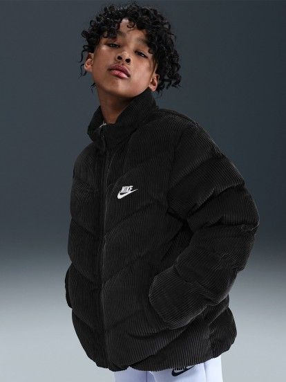 Casaco Nike All Day Play Therma-FIT Loose Jnior Preto