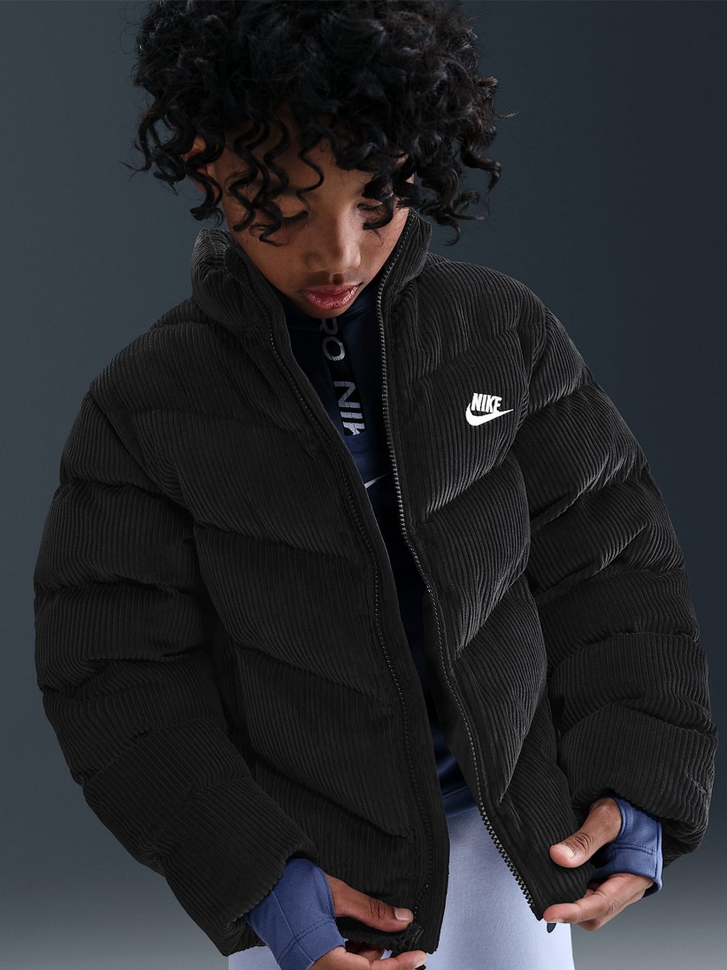 Casaco Nike All Day Play Therma-FIT Loose Jnior Preto