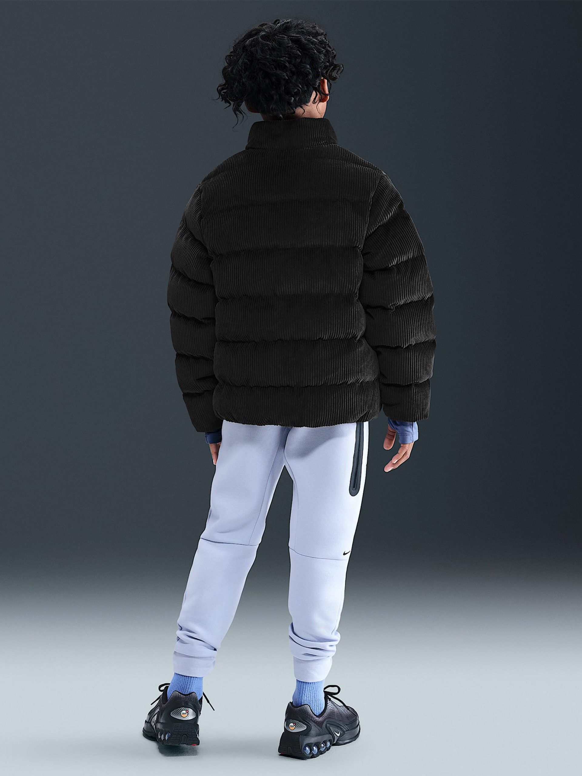 Nike All Day Play Therma-FIT Loose Junior Black Jacket