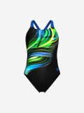 Fato de Banho Arena Bloom Swim Pro Back Preto