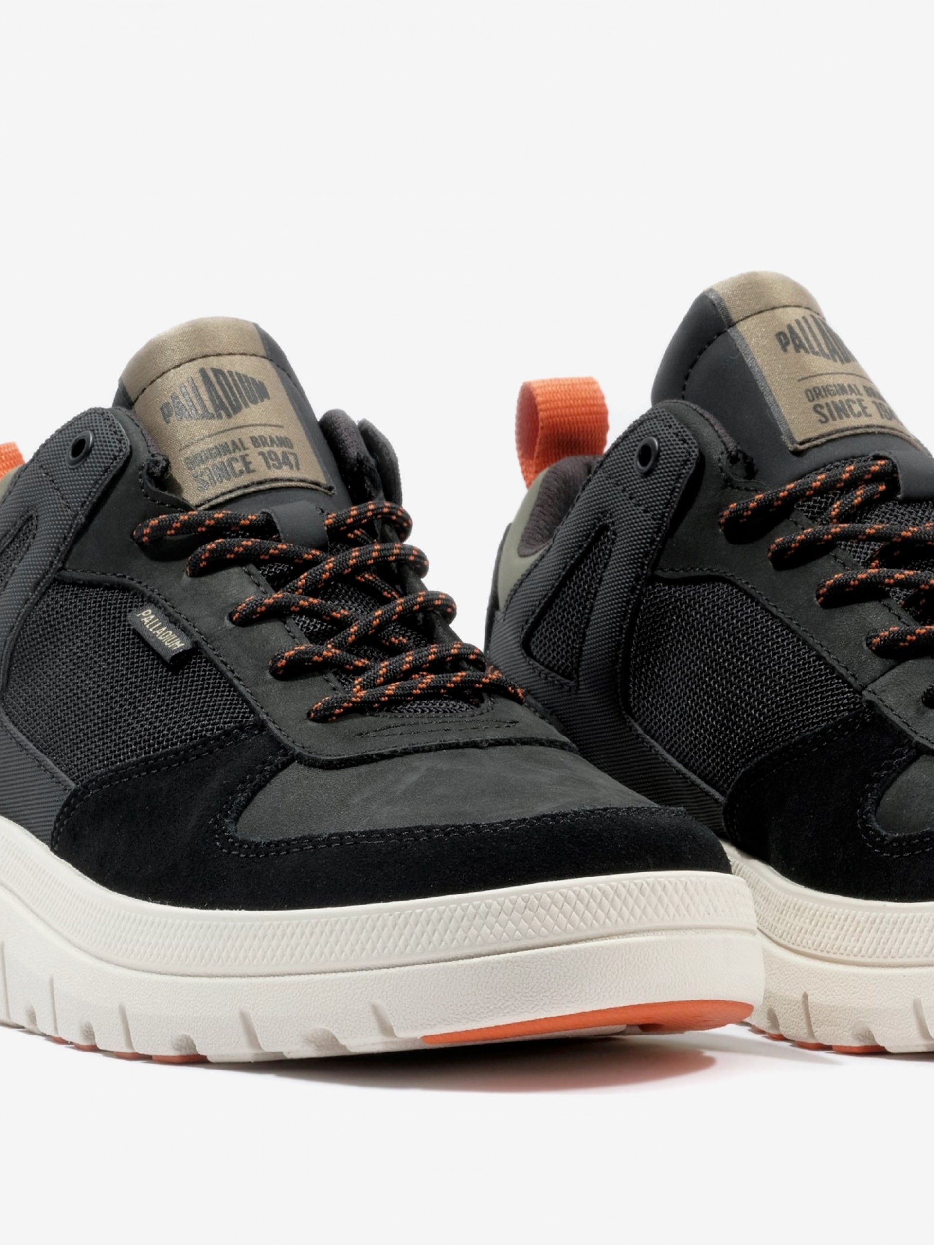 Zapatillas Palladium Pallaflex Lo Mix Negras