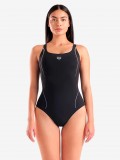 Fato de Banho Arena Ludovica Soft Curve Back Preto